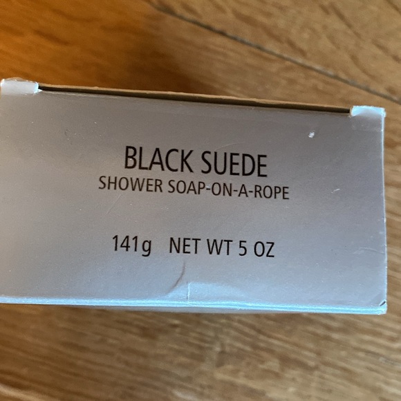 NWT Avon black suede soap on a rope - Picture 2 of 5